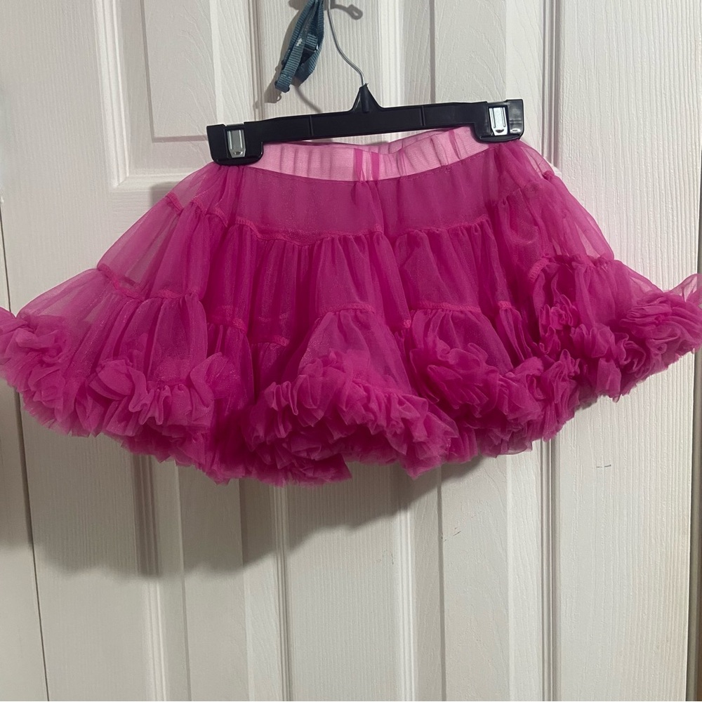 Pettiskirt Pink Ruffled Girls Tutu Skirt